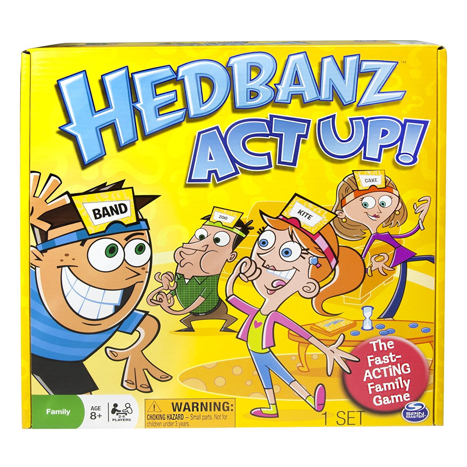  Hedbanz Act Up MX, Get ready for a hilarious, high speed game where