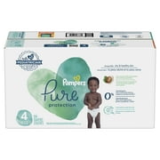 Pampers Pure Diapers Size 4, 104 Count (Select for More Options)