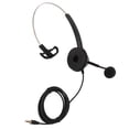 thumbnail image 2 of Business Headset, Flexible Clear Durable Single Ear Customer Service Headset Noise Reduction  For Offices, 2 of 8