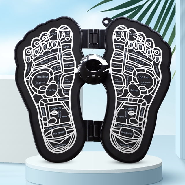 Almohadilla eléctrica ajustable para masajeador de pies, estimulador muscular alimentado por batería, productos Hugtrwg Para estrenar
