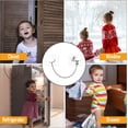 thumbnail image 3 of 2 Pack Refrigerator Lock with Keys, White Child Safety Adhesive Window Lock, Door Lock Cupboard Refrigerator Cabinet Window Cupboard Drawer Washer, No, 3 of 4