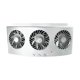 thumbnail image 5 of Herramienta de Circulación Del Enfriador Del Automóvil, Ventilación Ventilador de Refrigeración Creativo Ventilador Del Radiador de Venta , Blanco Soledad Ventilador de escape del coche, 5 of 6