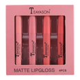 thumbnail image 3 of 4 piezas de brillo de , hidratante, antiadherente, cosmético de larga duración, resistente , para mujeres, no se - Marrón camafeo Colco Brillo de labios mate, 3 of 8