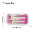 thumbnail image 2 of 3 Pcs Nails Art Tweezers Straight Curved Tip Tweezers Metal Eyelash Extension Tweezers for Nails Art Jewelry Making, 2 of 8
