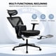 thumbnail image 5 of Yeshouse Silla de oficina ergonómica de malla con respaldo alto, lumbar ajustable, reposabrazos 3D, reposacabezas y reclinación, silla de escritorio giratoria y transpirable, 5 of 9