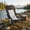 Black, variant on EDX Low Profile Camping Chair Portable Folding Beach Chair W/ Bag - Heavy Duty Breathable for Outdoor, Black