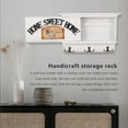 thumbnail image 3 of Mail Holder for Wall Key Rack for Wall White Decorative Entryway Organizer for Wall Key Holder Organizer, 3 of 8