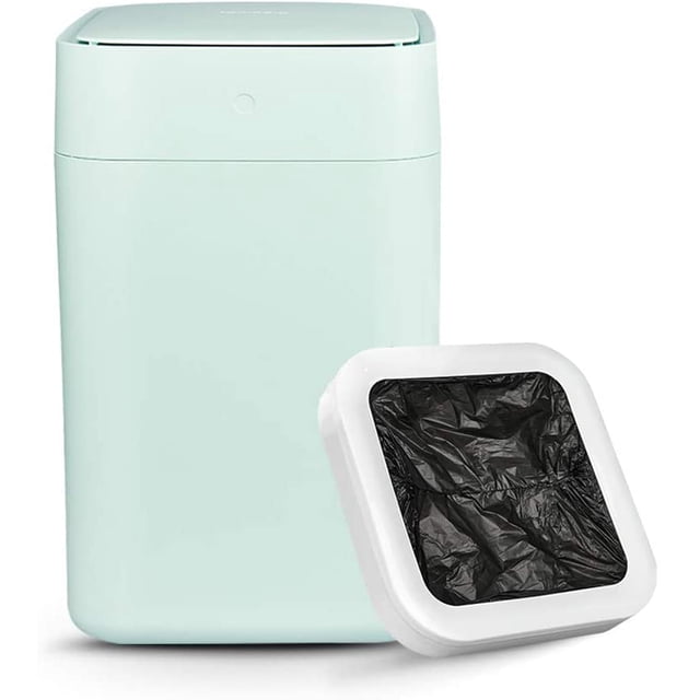 TOWNEW T1 self-sealing automatic trash can with motion sensing (teal)