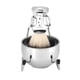 thumbnail image 2 of Brocha de afeitar de acero inoxidable, soporte para cepillo de barba, juego de herramientas de afeitar para jabonera, 2 of 8