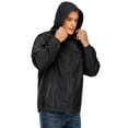 thumbnail image 5 of FOCUSSEXY Men's Jacket Hooded Windbreaker Big and Tall Outdoor Lightweight Windbreaker Hoodies Jacket Sport Casual Lightweight Hooded Outdoor activities Jacket, 5 of 8