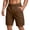 BR44_Camel, variant on Cargo Shorts for Men Button Knee Length Bermuda Shorts Summer Workout Hiking Casual Short Pants Light Green XL
