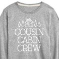 thumbnail image 3 of Instant Message - Cousin Cabin Crew - Vacation - Toddler & Youth Long Sleeve Graphic T-Shirt, 3 of 6