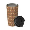 thumbnail image 2 of Logiee Owl Mandala Print Stainless Steel Coffee Tumbler, Travel Coffee Mug, Insulated Coffee Mug with Lid, Spill Proof Coffee Cup, Portable Thermal Mug, 2 of 8