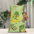 thumbnail image 5 of Pofeuu Cute Dinosaurs Cartoon Print Burlap Bags with Drawstrings Drawstring Gift Bags Pouch Bag for Thankgiving Birthday Party Gift Wrapping Treats and Party Favors-Small, 5 of 9