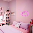 thumbnail image 4 of Pink Cloud Neon Signs Decorative LED Cloud Neon Light Pink Battery Neon Sleeping Cloud Neon Night Light, 4 of 4