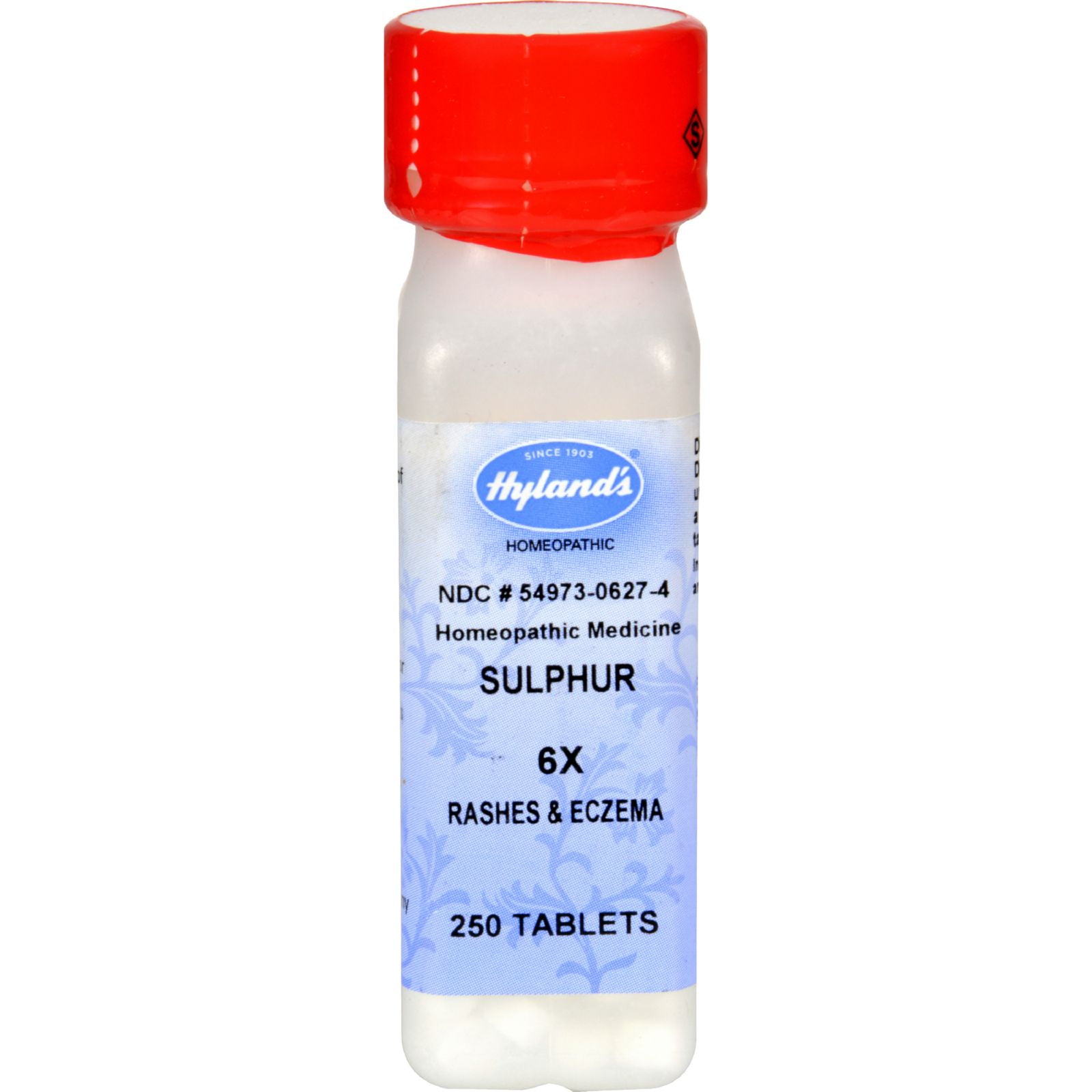 Hyland's Sulphur 6X Tablets, Natural Relief of Itchy Skin, Diarrhea or