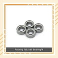 thumbnail image 3 of 4 Pcs de Roulements à Billes pour Voiture RC, Modèles de Véhicules en Métal, Roulements 4x8x3mm, Pièces de Rechange pour Jouet WL, 3 of 7