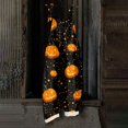 thumbnail image 7 of BOMYJESK Summer Halloween Costumes Jumpsuit for Women Spooky Pumpkin Adjustable Strap Rompers Pants Loose 2026 Hippie Overalls Black S, 7 of 7