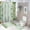 color-4, variant on Colorful Marble Green Gilding (55) Shower Curtain Set 4PCs with Hooks Waterproof Bathroom Toilet Mat Lid Decor