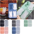 thumbnail image 4 of Oleegame 1PC Baby Popsicle Molds New Food Grade Silicone Quadruple Ice Grid Ice Ball Tools For Dog Bull Dog Ice Grid Tools For Home Dog Shaped Ice Grid Ice Box, 4 of 4