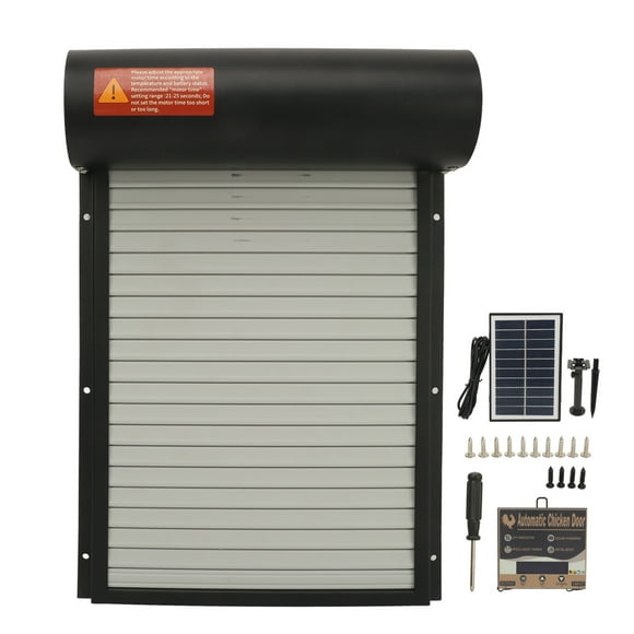 <p>Solar Powered Chicken Coop Door, Solar Powered Automatic Chicken Coop Door Resist  Farm  Equipment  For Duck For Farm</p>
