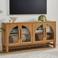 Better Homes & Gardens Juliet Arc TV Stand for TVs up to 65", Light