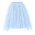 thumbnail image 2 of BRDFRL Women A-Line Tulle Skirt Tutu Knee Length Blue M, 2 of 6
