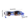 thumbnail image 3 of Swim Goggles Swimming Goggles Anti Fog No Leaking 180°Wide View UV Protection Pool Swimming Goggles Swimming Gear With Earplugs for Adult Youth Men, 3 of 7
