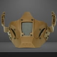 thumbnail image 1 of Máscara de Airsoft ajustable con correa elástica Máscara militar Máscara de metal para entrenamiento JShteea El nuevo, 1 of 9