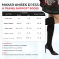 thumbnail image 6 of MAXAR Unisex Knee-High Dress & Travel Graduated Compression Socks (12-15 mmHg): H-170 M, 6 of 6