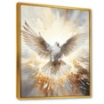 thumbnail image 2 of Designart "Dove'S Heavenly Descent In Christianity" Christianity Floater Framed Canvas Art Print, 2 of 5
