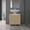 Oak#1, variant on Vanity With Sink, Phillips Under Sink Cabinet, Double Door Storage with Open Back for Pipes, Wide Unit, Freestanding Cabinet, White, White Bathroom Vanity,Particle Board Single Sink Vanity