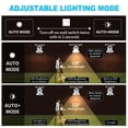 thumbnail image 2 of Luces de pared LED para exteriores LONEDRUID, paquete de 2 unidades, sensor de movimiento IP65, 2 of 7