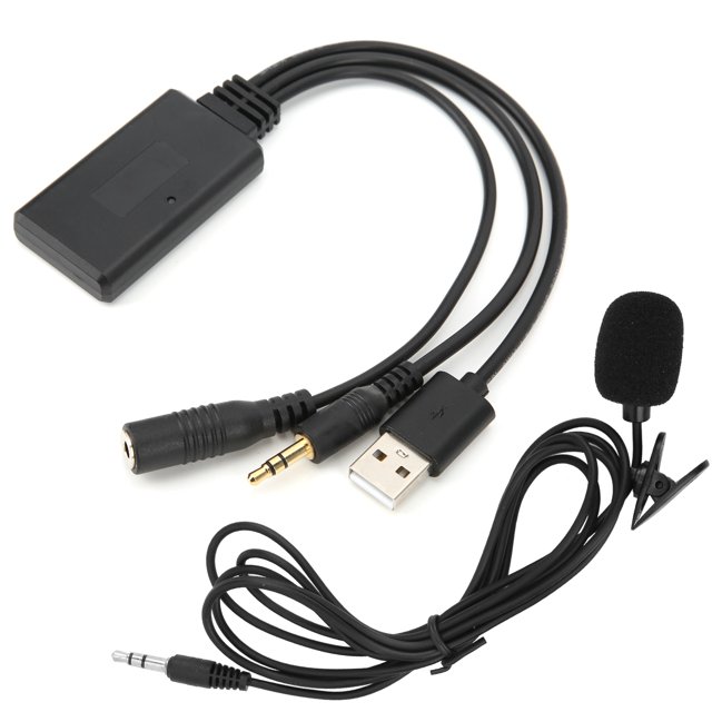 Adaptador AUX Reemplazo De Cable AUX Portátil DC12V Bluetooth 5.0 Para Ford Focus Mondeo Para Automóvil