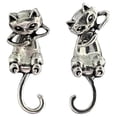 thumbnail image 2 of Pendientes EarringCat03 Gato Tuerca Plata Metal VentDepot, 2 of 2