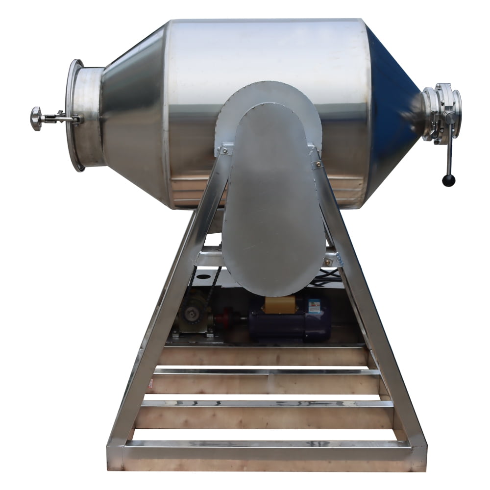 INTBUYING 220V 200L Dry Powder Mixer Metal Metallurgy Powder Blender Metal Powder Food Material Mixer