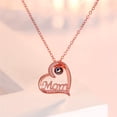 thumbnail image 3 of Collar Te amo mamá en 100 idiomas, regalo de cumpleaños para mamá, regalo del Día de la Madre, regalo de Navidad del Día de San Valentín para mamá, 3 of 5