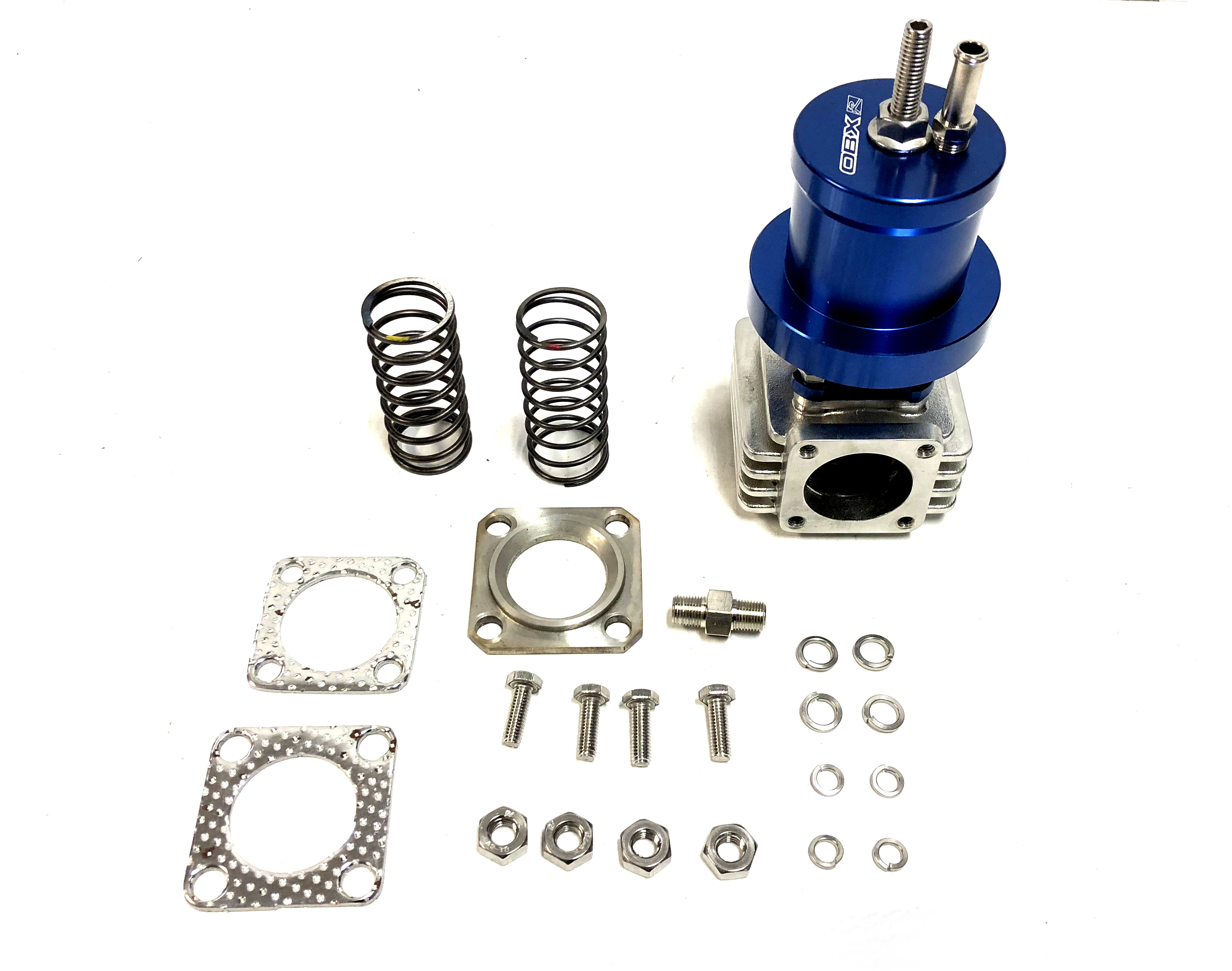 OBXRS Blue Universal Wastegate Intimidator 38mm With 4 Bolts