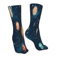 thumbnail image 7 of Goofa Solar System And Planets for 16in Socks, Funny Novelty Crazy Design Cotton Socks Sports Socks Knee High Socks For Men, Women,1Pairs - Gift For Working Friends, 7 of 7