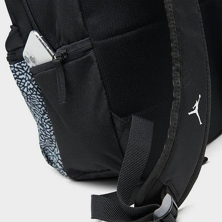 Nike Air Jordan HBR Backpack, Black Elephant Print, Large, 100