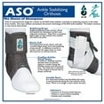 thumbnail image 4 of Med Spec ASO Ankle Stabilizer, White, XX-Small, 4 of 4