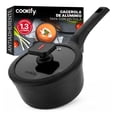 thumbnail image 1 of Olla Cacerola de Aluminio con Revestimiento Antiadherente Libre de PFOA Cookify (Color Negro, 16 cm), 1 of 8