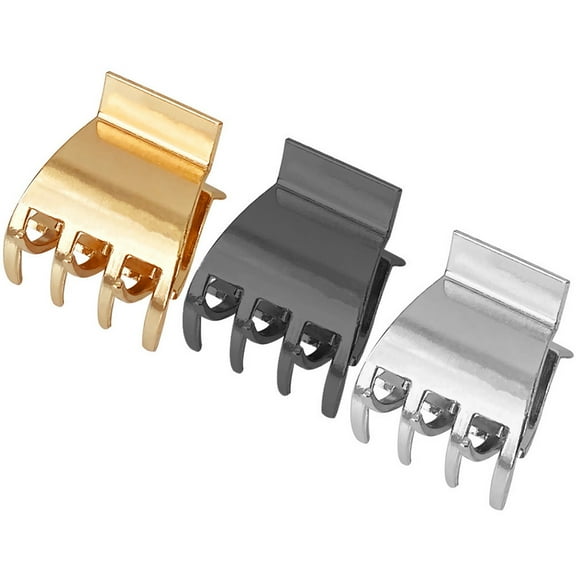 FELTECHELECTR  3 Pcs Scrunchies Thin Hair Clips Barrettes Women's