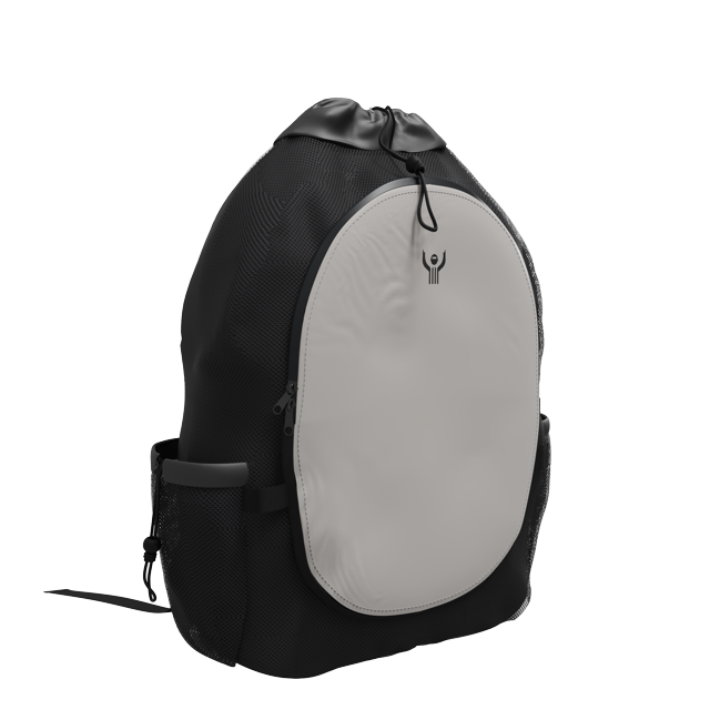 Great Call Athletics Grey Wrestling Gear Bag Mesh Training Backpack