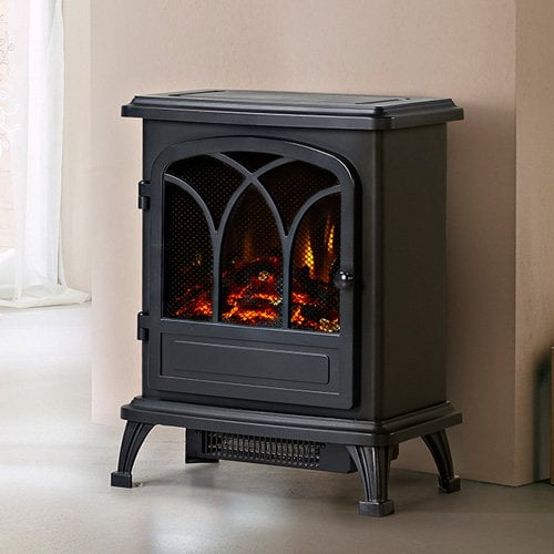 Baltimore Stove Fireplace in Black Finish
