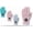 ‎Pink Flamingo, variant on Tropical Flamingo Men's Golf Glove - 100% Cabretta Leather Left Right Hand Golfer Weather Grip Pink White Blue Adult Hawaiian Size Small Thru XXL