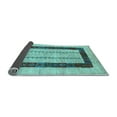 thumbnail image 2 of Ahgly Company Indoor Rectangle Solid Light Blue Modern Area Rugs, 8' x 12', 2 of 4