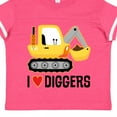 thumbnail image 4 of Inktastic Construction Truck I Love Diggers Boys or Girls Toddler T-Shirt, 4 of 5