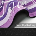 thumbnail image 5 of Purple Kitchen Rugs and Mats Non Skid Washable, Purple Kitchen Sink Mat Rug Floor Mat with Words, Purple Kitchen Decor and Accessories Home Decor, Kitchen Mat Set of 2 (Wood Grain, Purple, 5 of 6