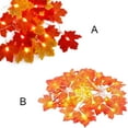 thumbnail image 4 of LED Light String Halloween Yard Decoration LED Light String Leaf Lamp Thanksgiving Party Lighting, 10 LED, 1.5m, Always Bright, Pumpkin, 4 of 5